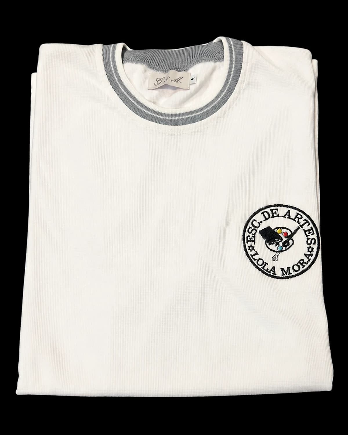 Remera completa de la Escuela Provincial de Artes Lola Mora